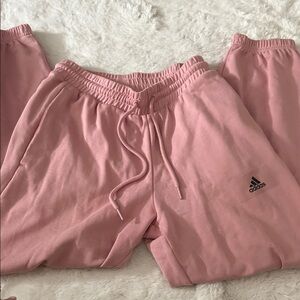 Adidas sweatpants pink